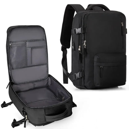 Jetsetter's Dream: Spacious, Lightweight Travel Backpack with USB Charging