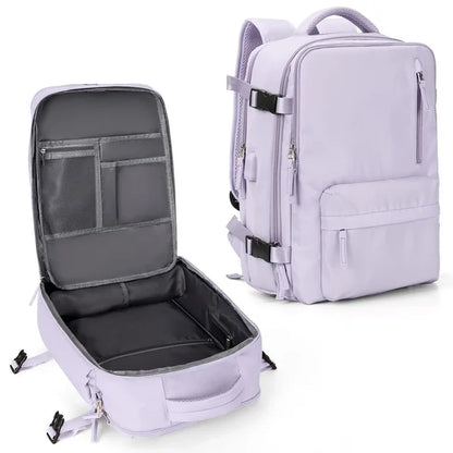 Jetsetter's Dream: Spacious, Lightweight Travel Backpack with USB Charging
