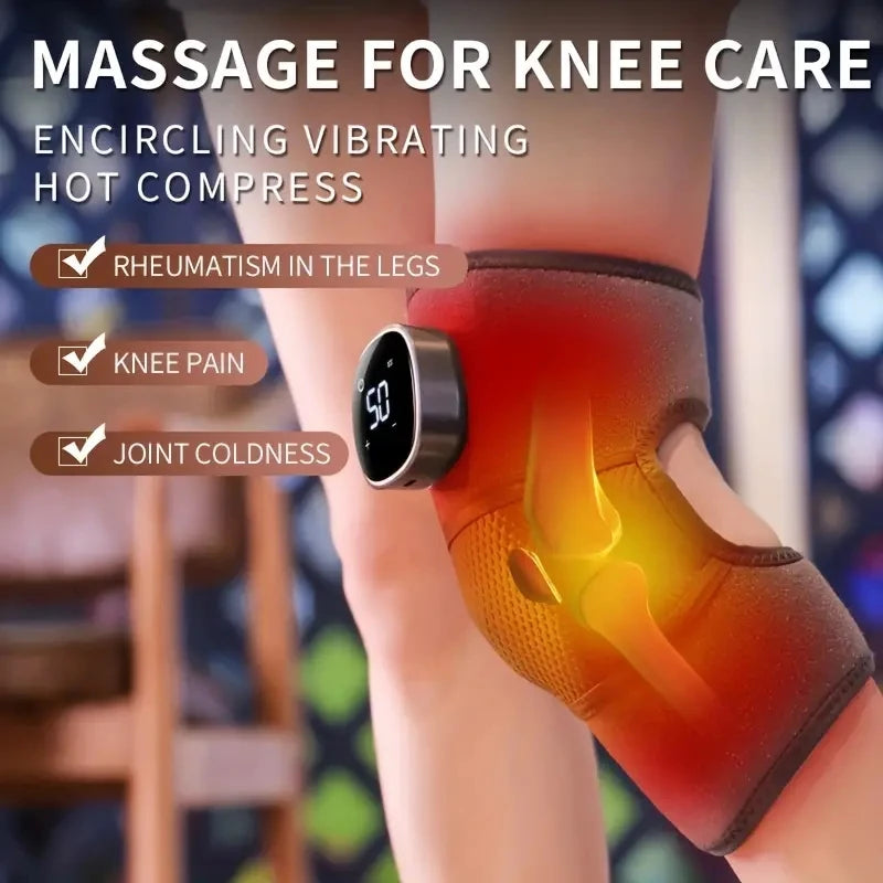 JointEase 3-in-1 Massager: Heated Vibration Therapy for Shoulders, Knees & Elbows