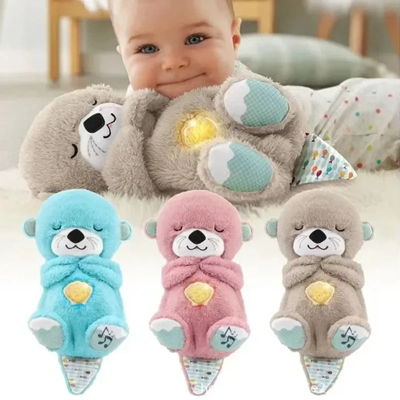 Soothing Sleep Companion: Plush Toy with Music, Lights, and Sound