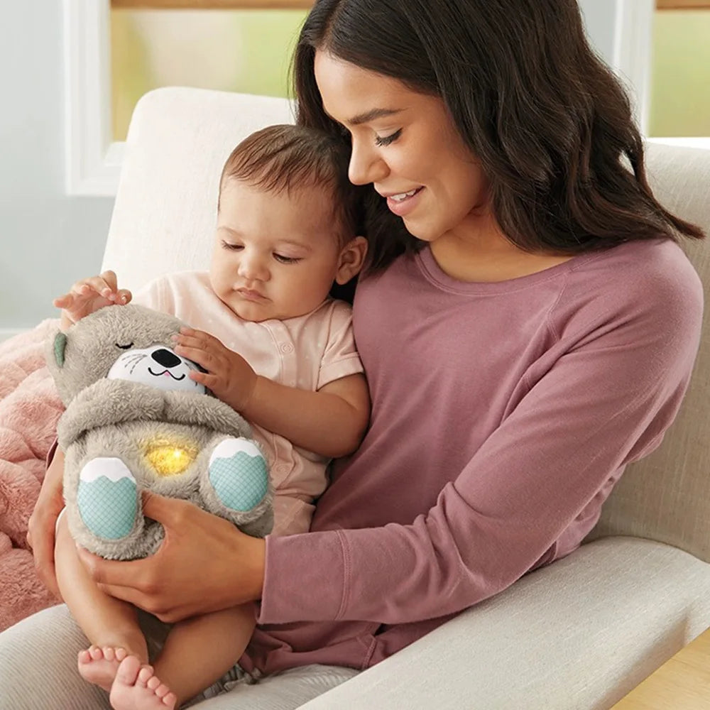 Soothing Sleep Companion: Plush Toy with Music, Lights, and Sound