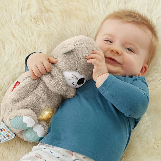 Soothing Sleep Companion: Plush Toy with Music, Lights, and Sound