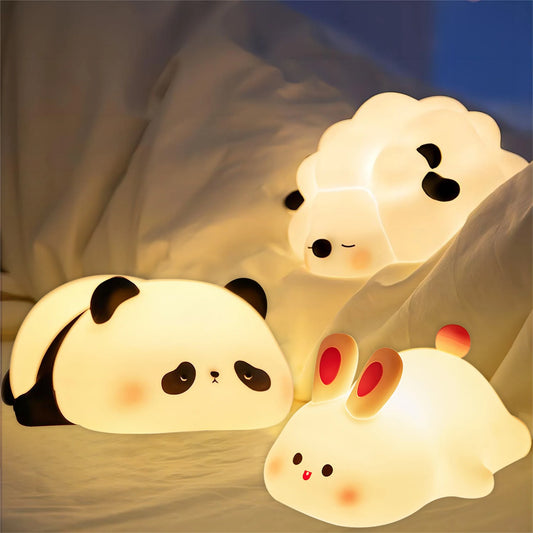 Animal Glow: Rechargeable Silicone Animal Nightlight