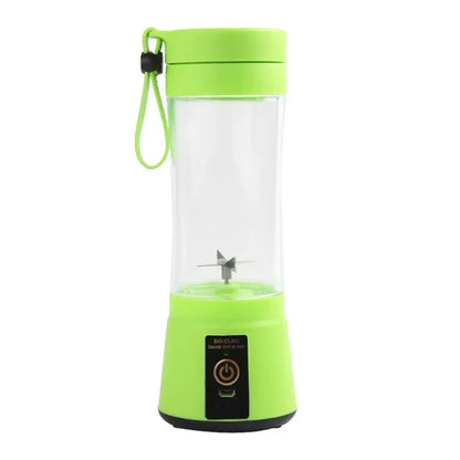 Summer Squeeze: USB-Powered Mini Juice Blender - Blend On-the-Go with 6 Blade Precision!