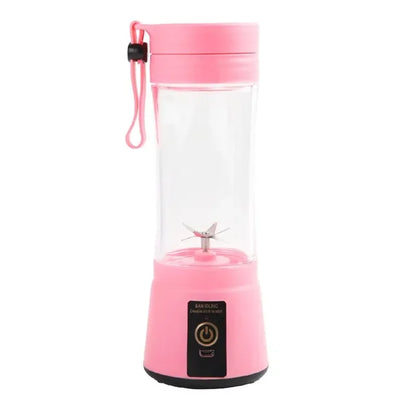 Summer Squeeze: USB-Powered Mini Juice Blender - Blend On-the-Go with 6 Blade Precision!