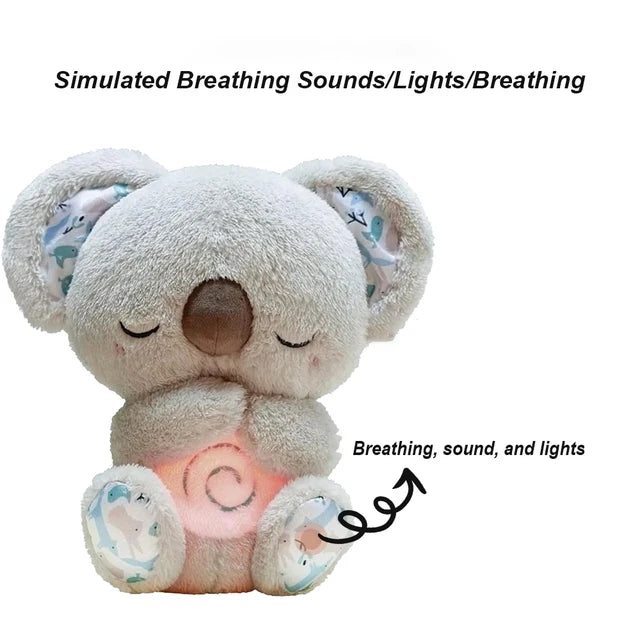Soothing Sleep Companion: Plush Toy with Music, Lights, and Sound