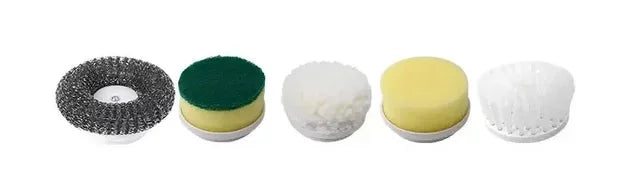 SpinScrub Pro: Electric Power Scrubber with 5 Brush Heads