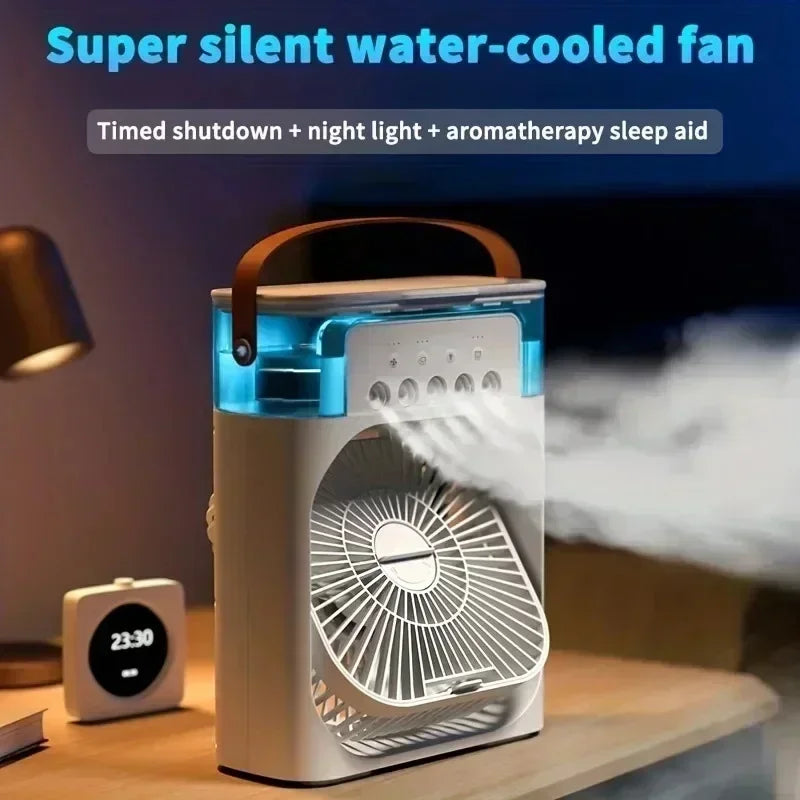 BreezeMist Trio: Portable Air Cooler, Humidifier & LED Night Light