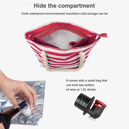Pour & Carry: The Stylish Wine Dispenser Tote